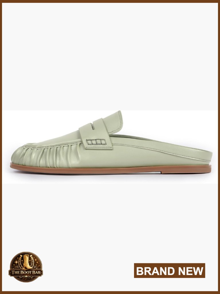Mules For Women Penny Loafers Comfortable Dressy Slip On Backless Flats Slides